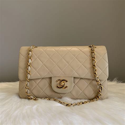 chanel classic flap beige outfit|Flap Bags .